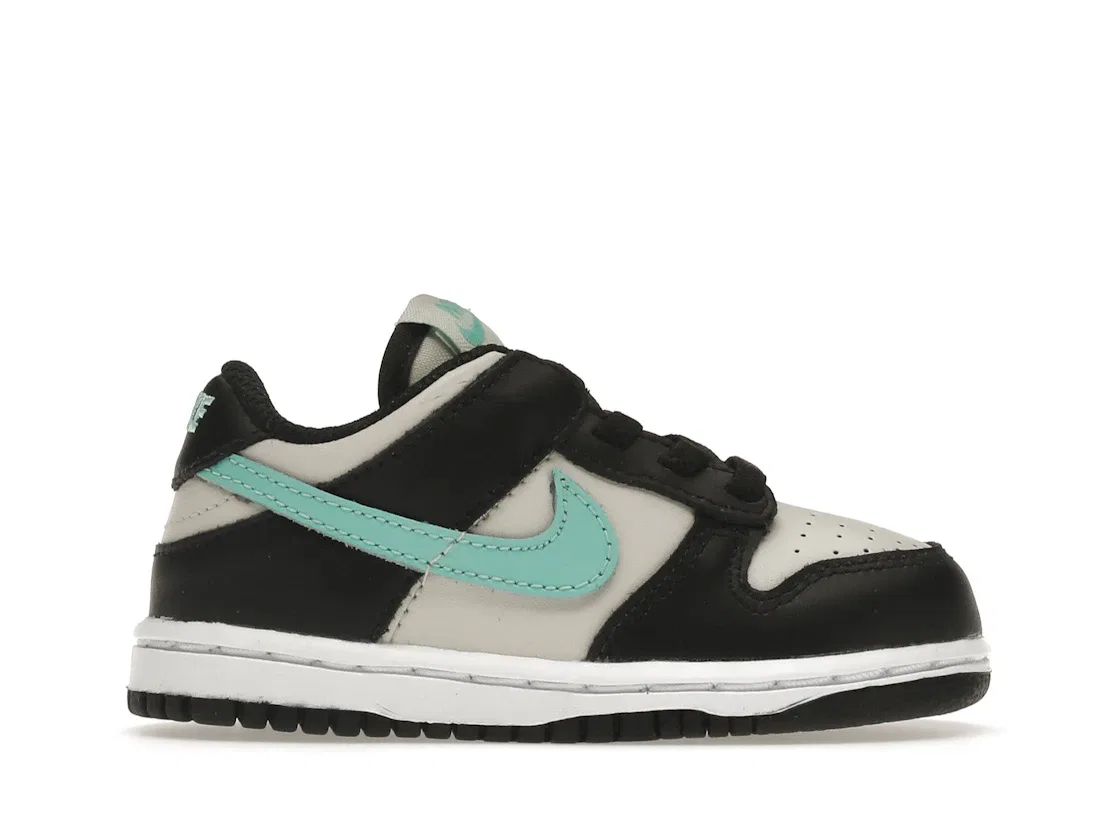 Детские кроссовки с низким верхом Nike Dunk Low, Light Bone/Black-White-Tropical Twist