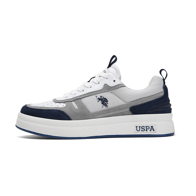 

Кеды мужские, обувь для скейтбординга низкая U.S. Polo Assn., белый/синий