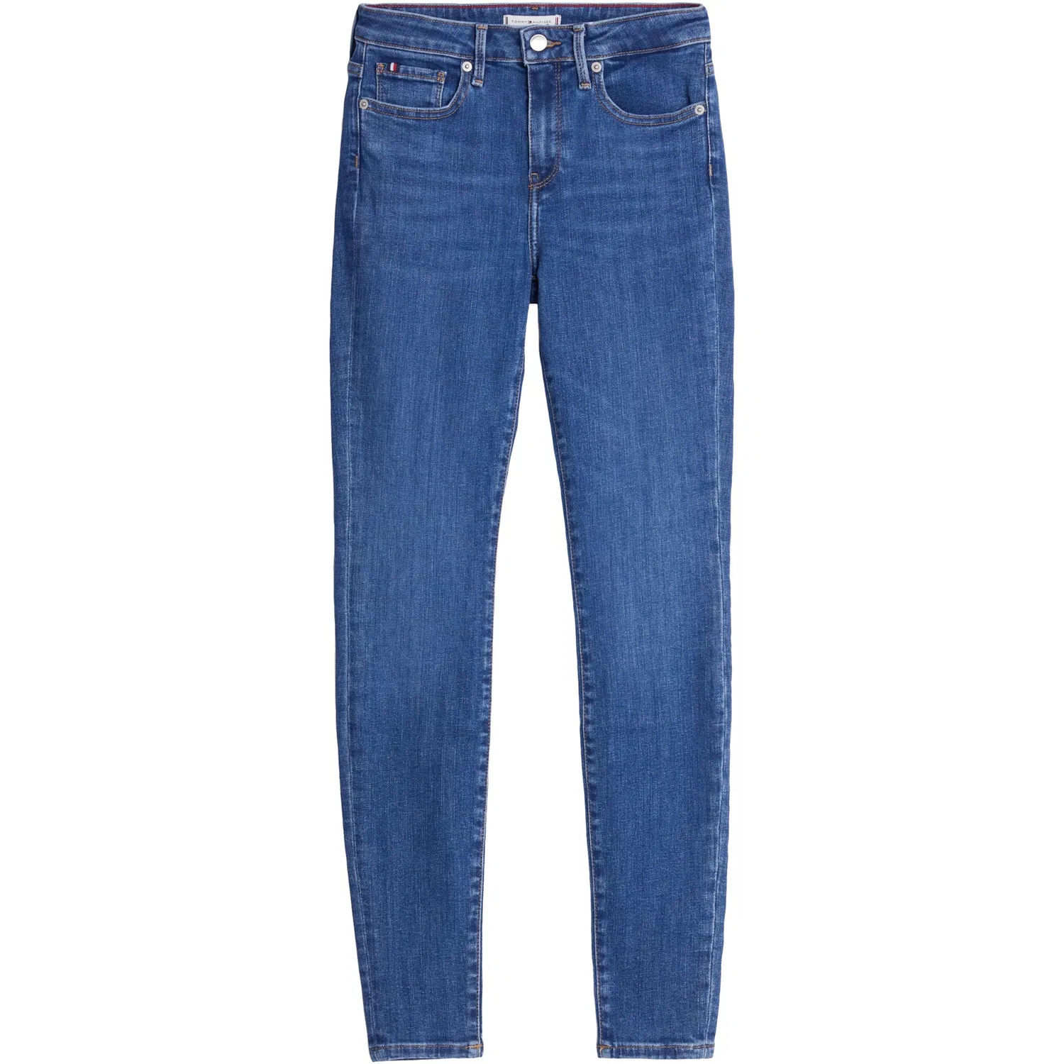 Женские узкие джинсы скинни Heritage Como Tommy Hilfiger, Mid Blue — фото 4