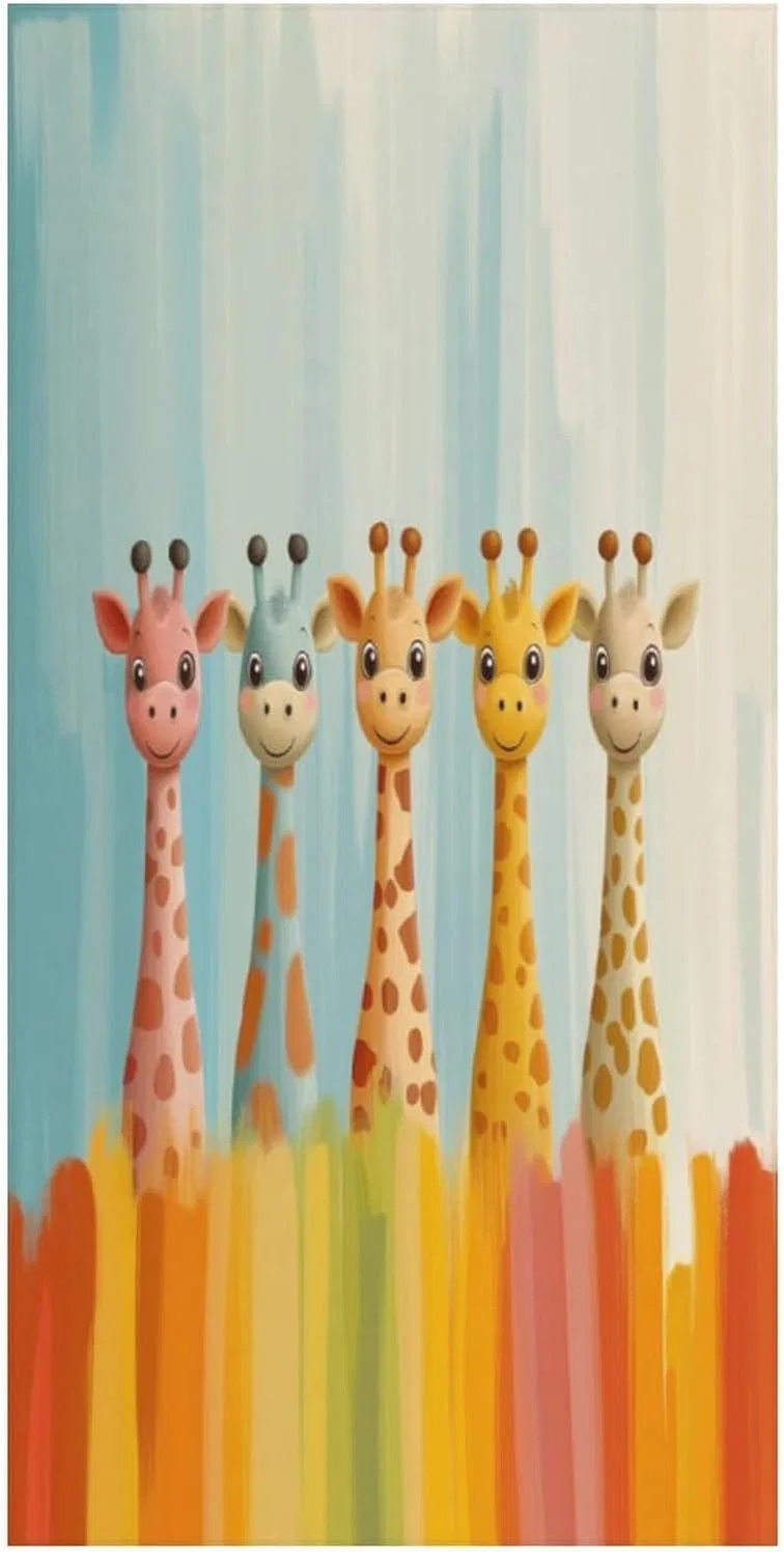 Полотенце банное Giraffe, Microfiber, 100x200см, Stil 4 Generic