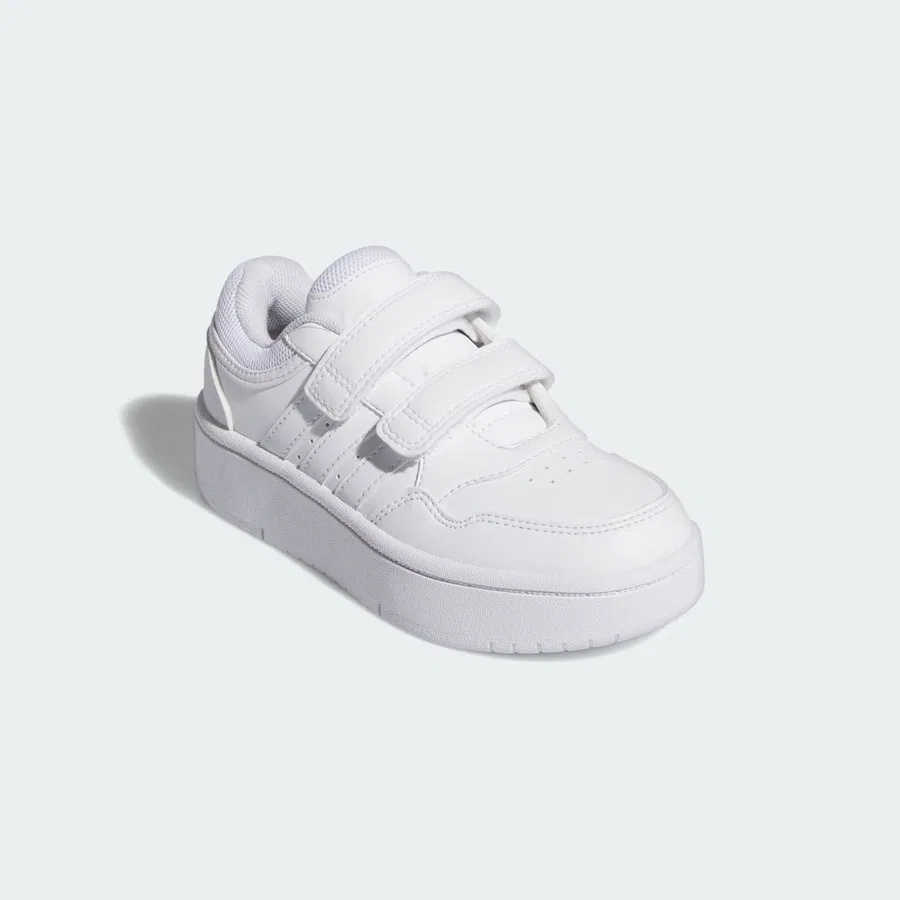 Детские спортивные кроссовки с платформой Hoops 3.0 Bold adidas, Белый — фото 3