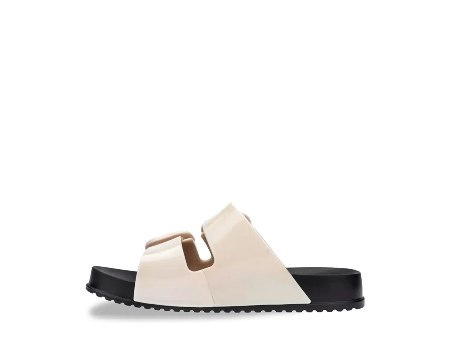 Слайды из джерси Cozy Jelly, Mini Melissa, бежевый/бежевый/черный — фото 2