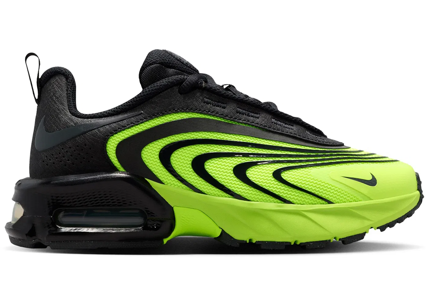 Детские кроссовки Lifestyle с длинным шнурком Nike Air Max Fire Nike, Volt/Barely Volt/Black/Dark Smoke Grey