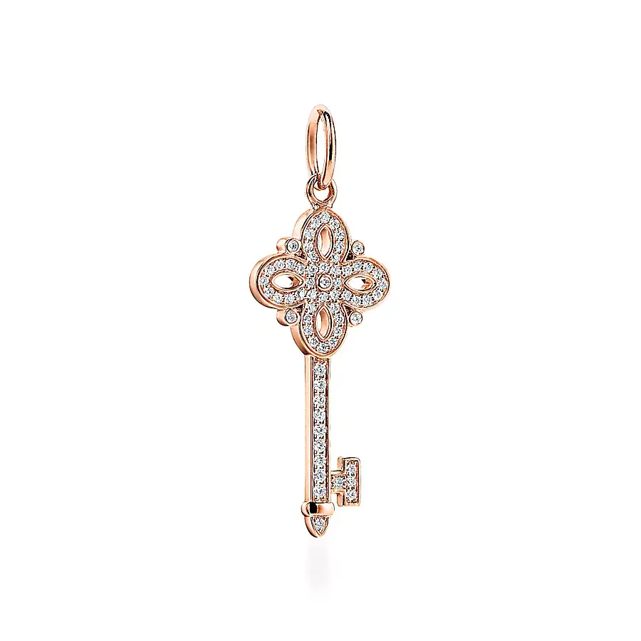 

Шарм-подвеска Tiffany & Co. Keys Tiffany Victoria, розовое золото/бриллиант