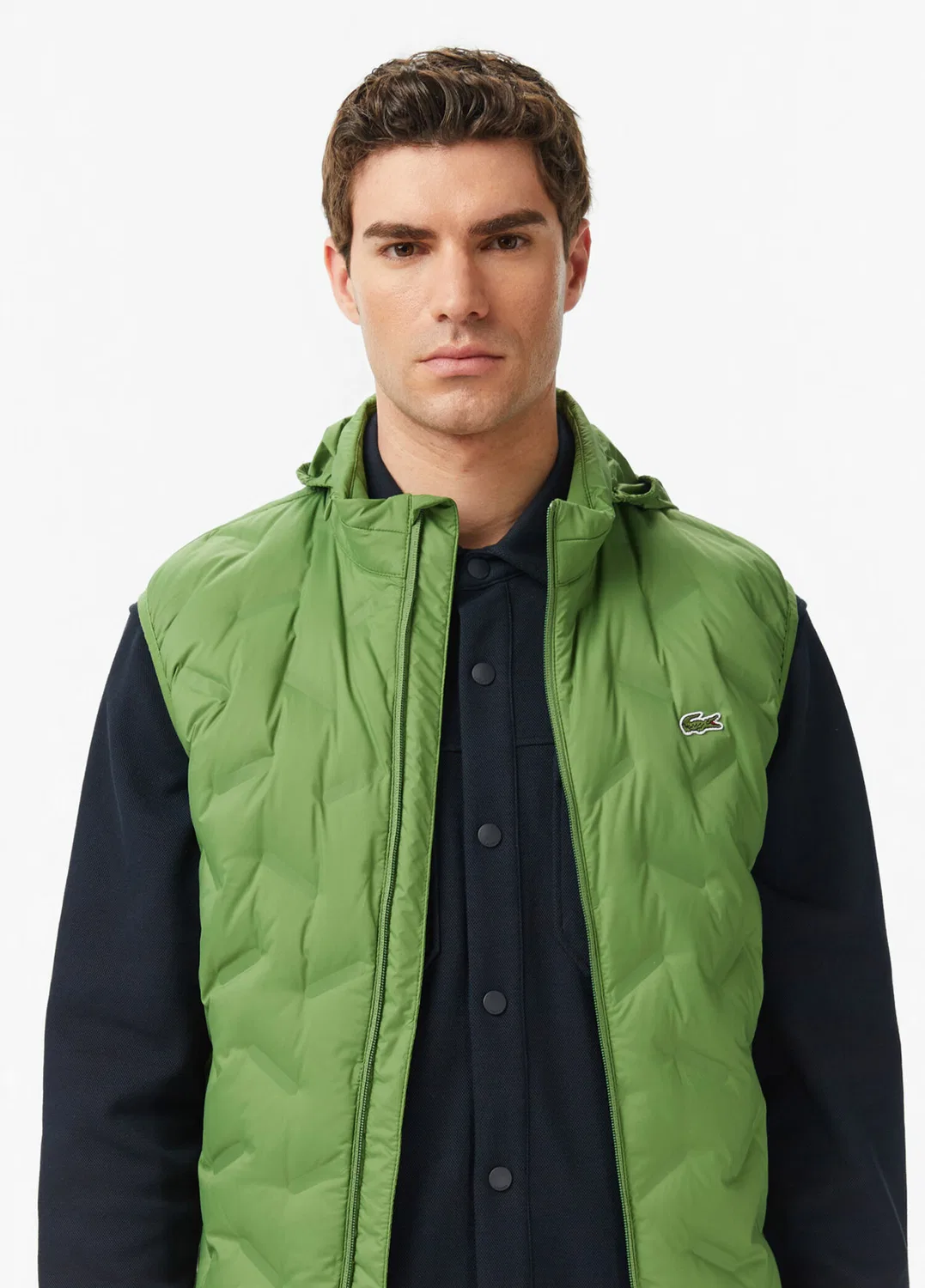 Жилет Lacoste, зеленый — фото 3