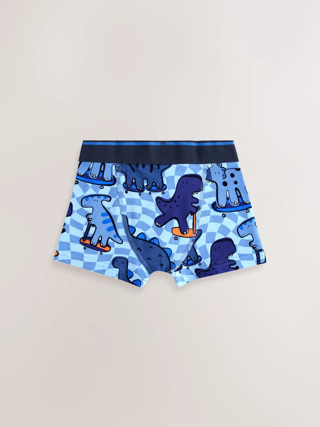 Трусы 5 шт., Junior Character Trunks Next, Dino Checkerboard — фото 2