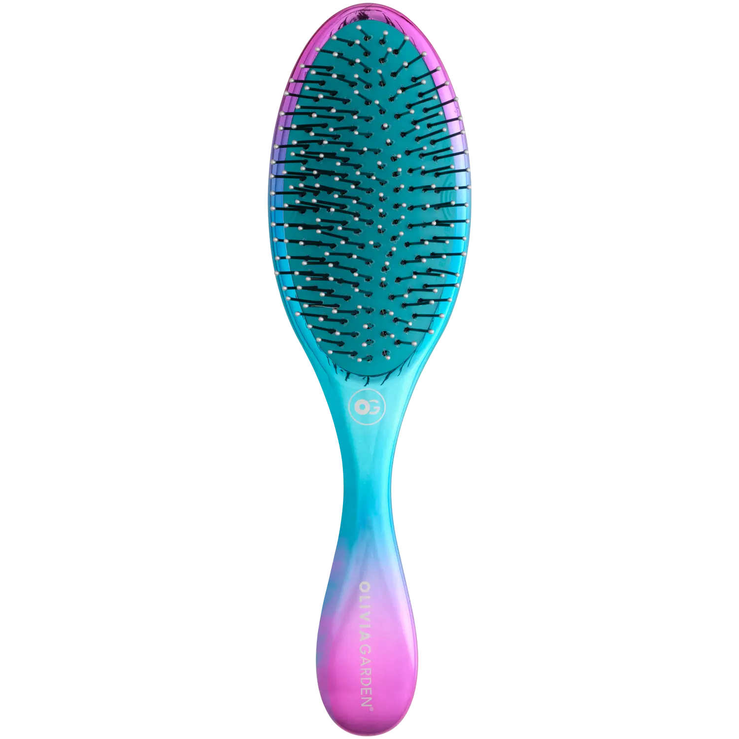 

Olivia Garden Aurora Blue Medium синяя расческа, 1 шт.
