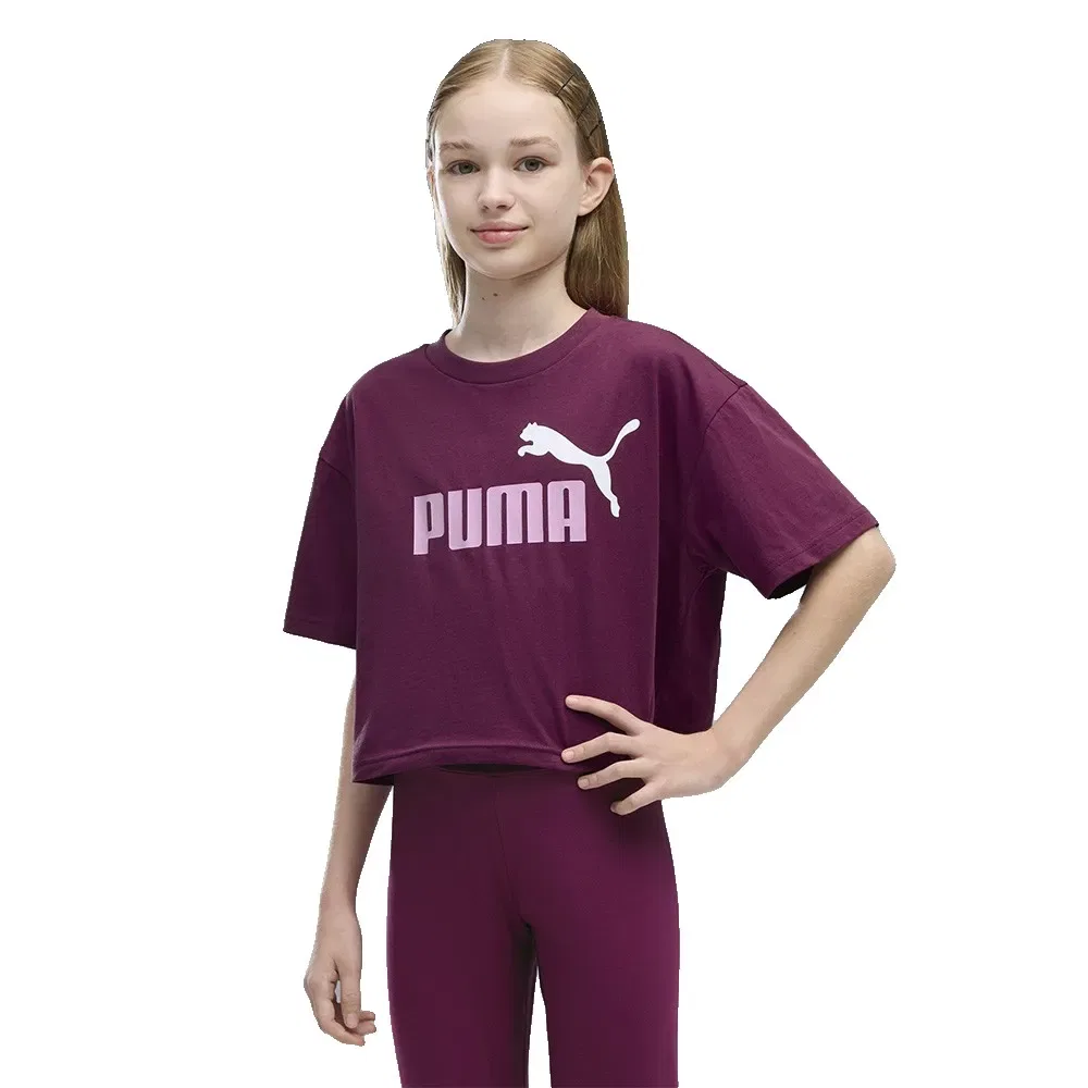 Футболка с коротким рукавом Essential Logo Puma, фиолетовый