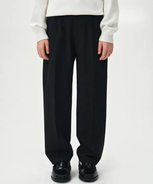 Брюки зауженные, Tapered Musinsa Standard Kids, черный