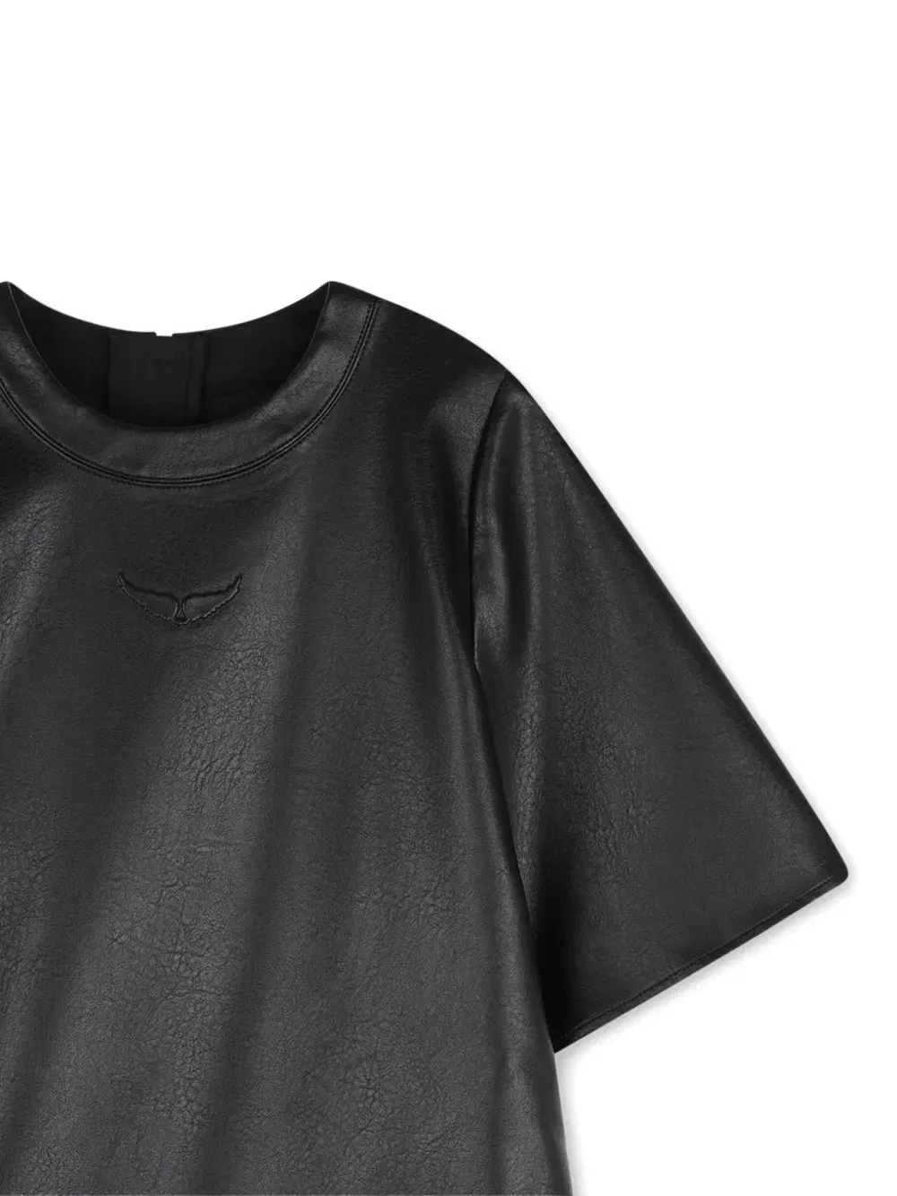 Платье мини с вышитым логотипом Zadig & Voltaire Kids, черный — фото 3