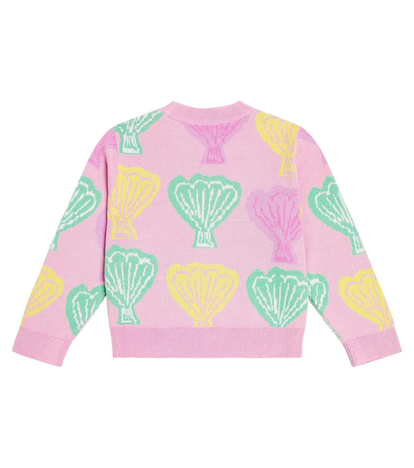 Свитшот хлопковый Stella Mccartney Kids, розовый — фото 4