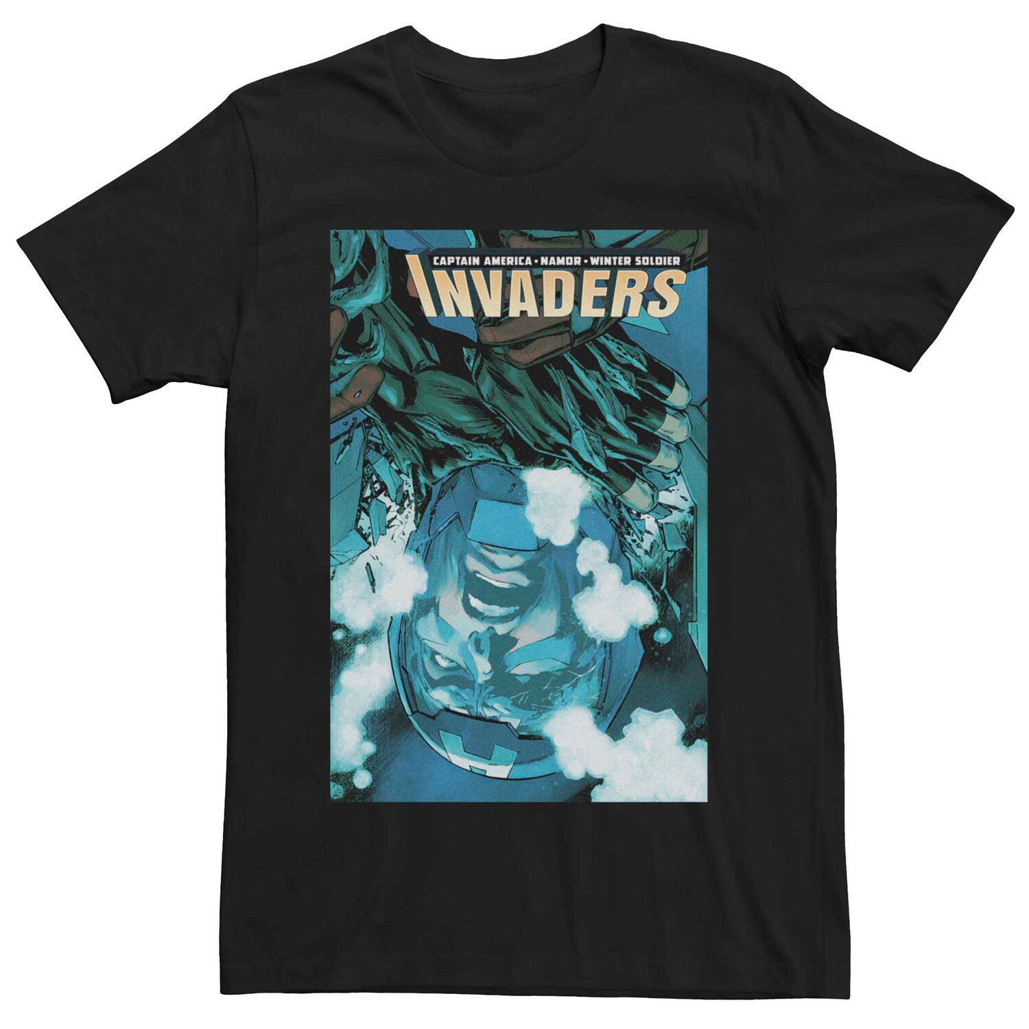 

Мужская футболка с комиксами Marvel Invaders Licensed Character