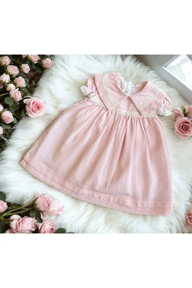 Детское платье для девочек хлопковое Tongs Baby, Pink