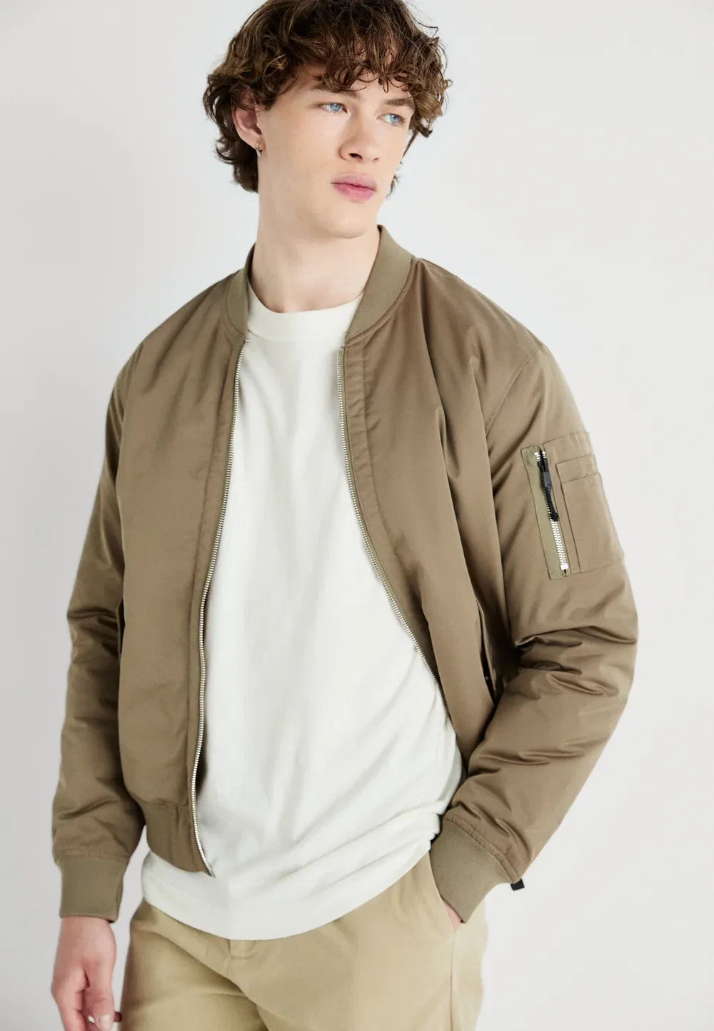 Свободные брюки Gap, Iconic Khaki — фото 4