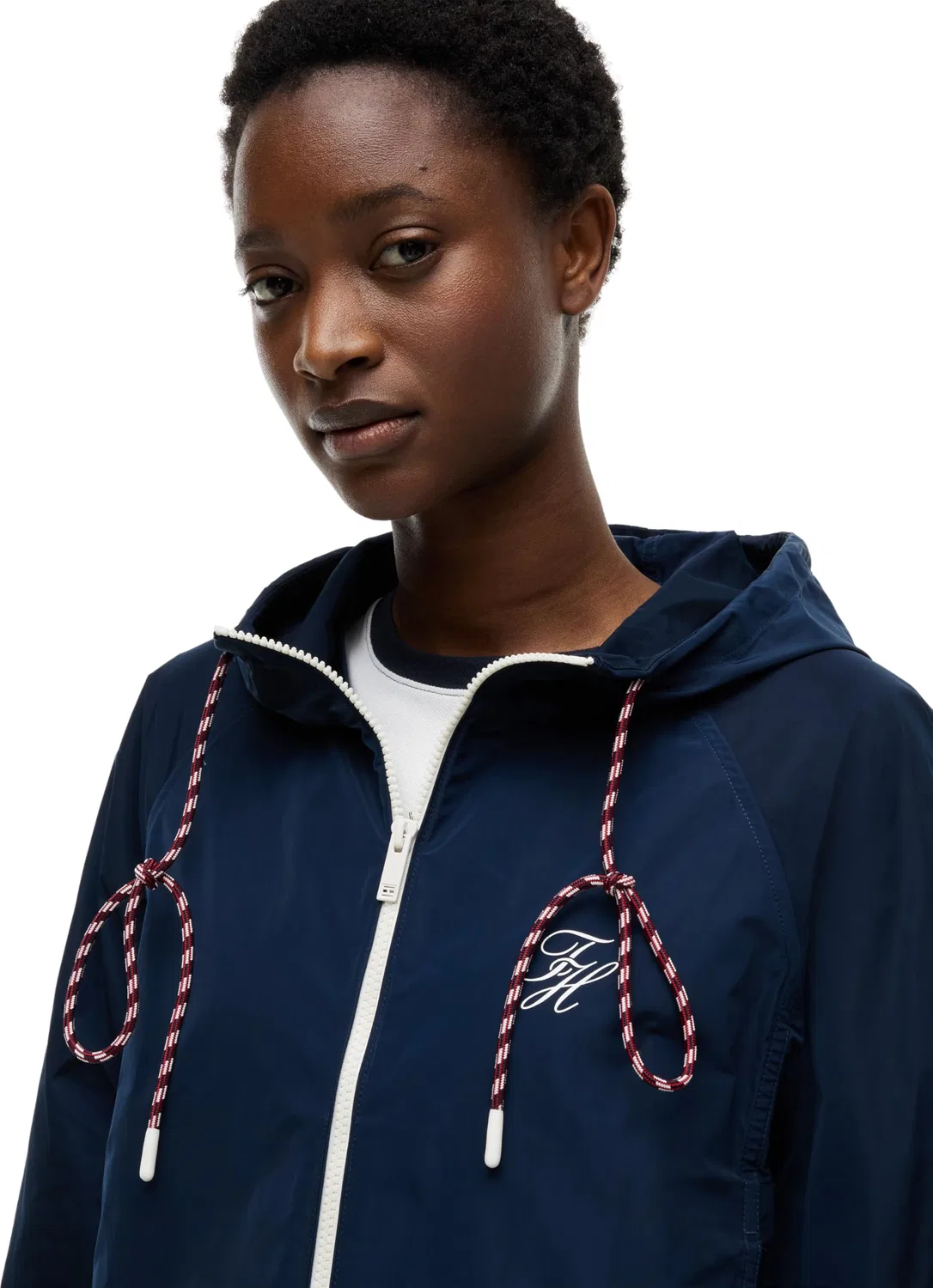 Женская куртка-ветровка Tommy Hilfiger, Blue (Dark Night Navy) — фото 3