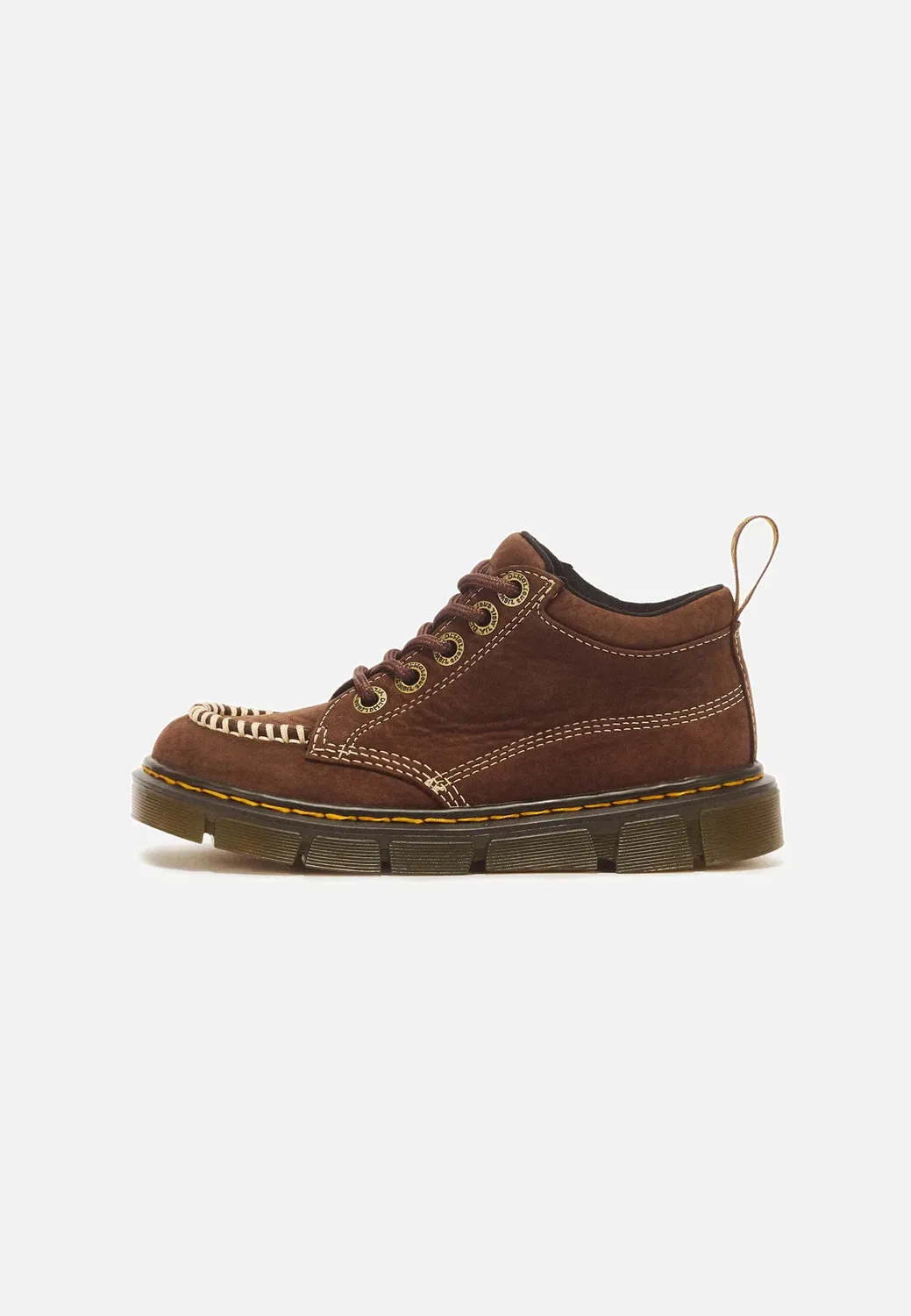 Низкие ботинки Raffe moc унисекс на шнуровке - ботильоны на щиколотке Dr. Martens, Dark Brown