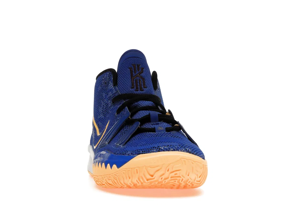 Детские кроссовки для мальчиков баскетбольные Nike Kyrie 7 Nike, Hyper Royal Black White Hyper Royal — фото 2