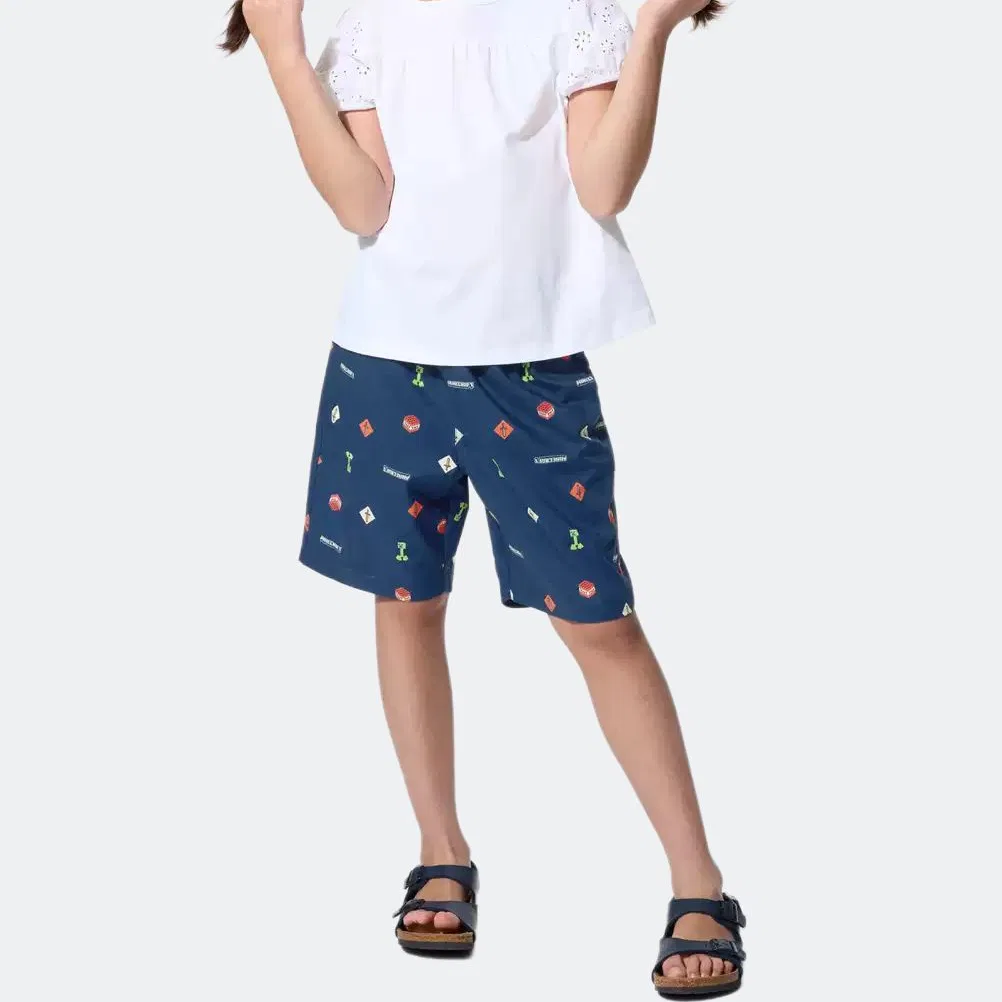 Детские шорты хлопковые UNIQLO, Dark Blue — фото 3