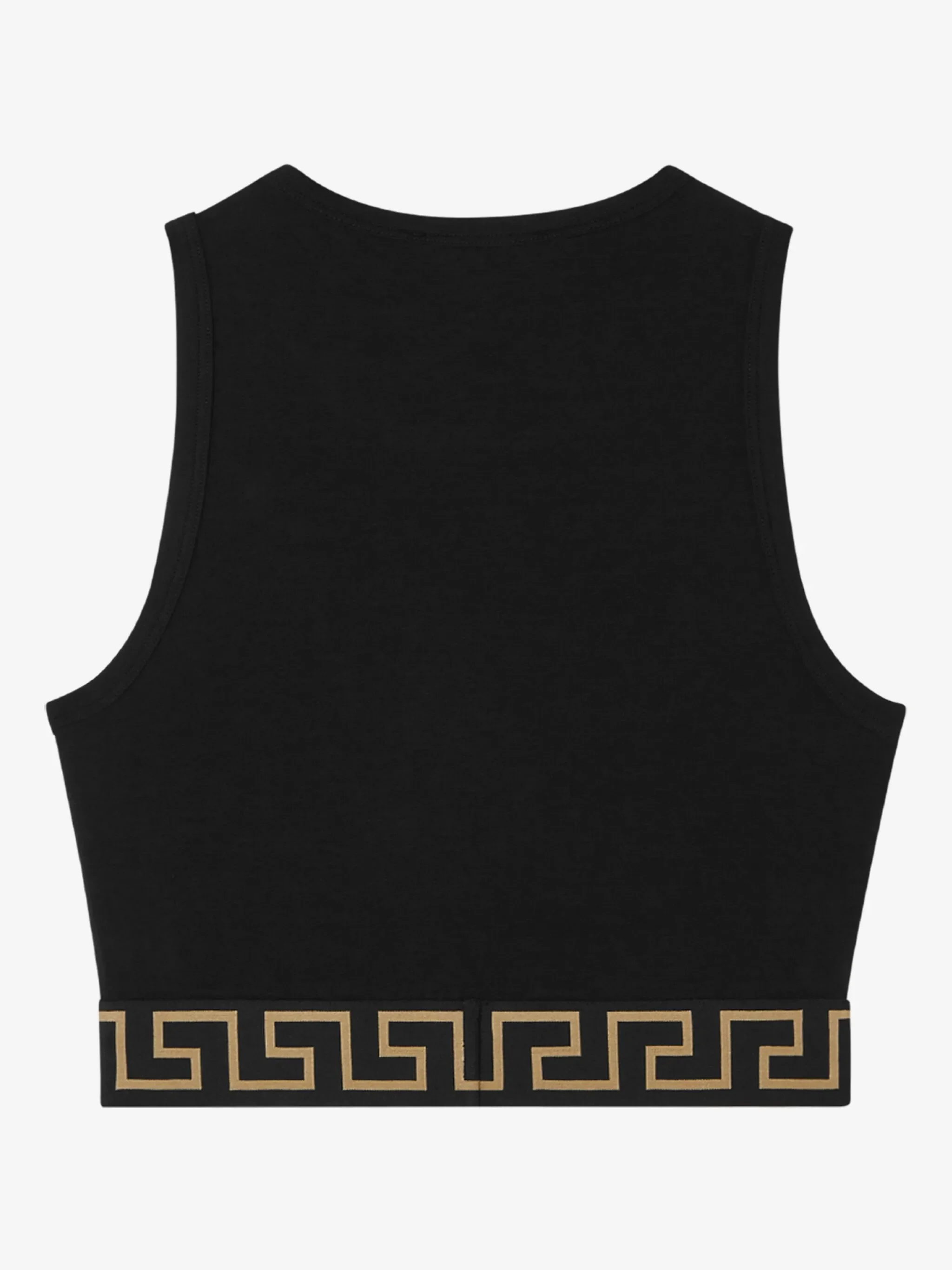 Топ Versace с принтом, черный — фото 2