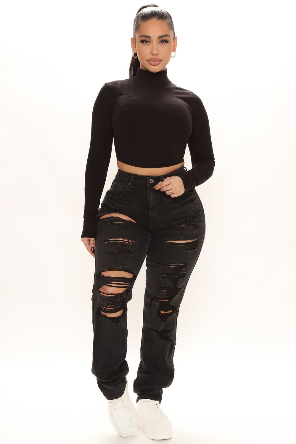 

Джинсы Fashion Nova FN24053GB1, черный