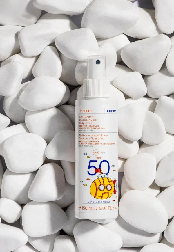 Детский солнцезащитный спрей для тела и лица SPF 50 - защита от солнца 150 мл Korres — фото 2