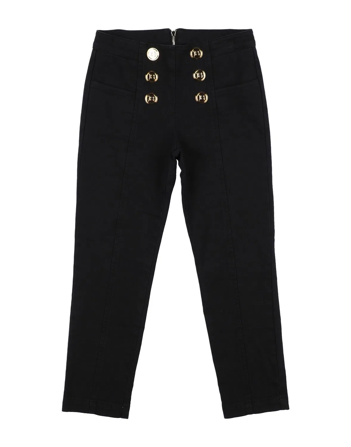 Джинсы с декором Black Balmain, черный