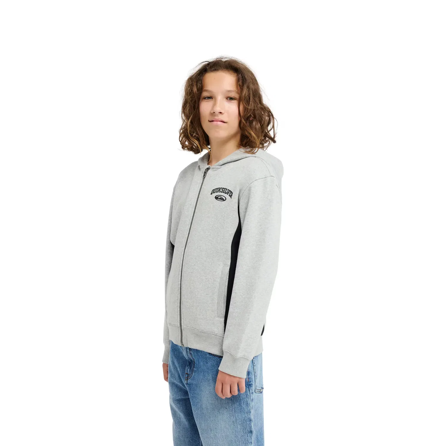 Детская худи с капюшоном и принтом No Teacher Quiksilver, Красный — фото 3