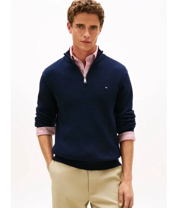 Мужская полуводолазка с длинным рукавом Mezzo Dolcevita Tommy Hilfiger, Blu Marino