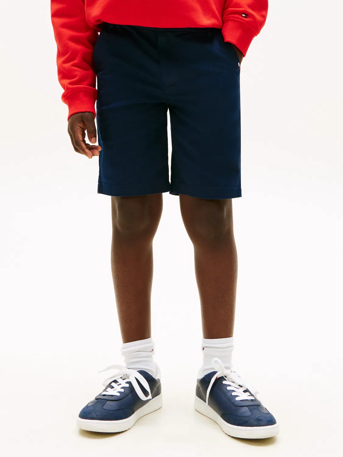 Детские шорты для мальчиков хлопковые Tommy Hilfiger, Azul — фото 2