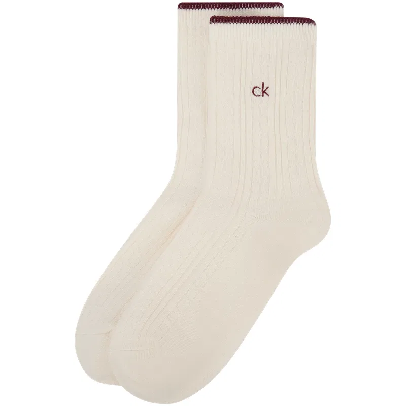 Женские носки Calvin Klein, Ivory White