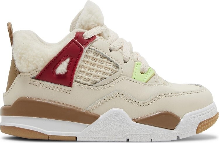 

Кроссовки Air Jordan 4 Retro TD Wild Things, кремовый