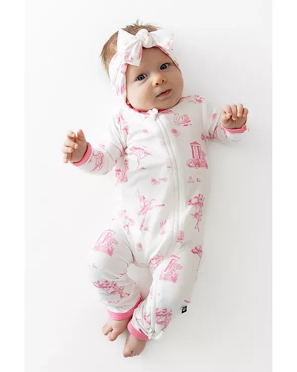 Детский комбинезон на молнии с длинным рукавом Kyte Baby, Toile Ball — фото 4