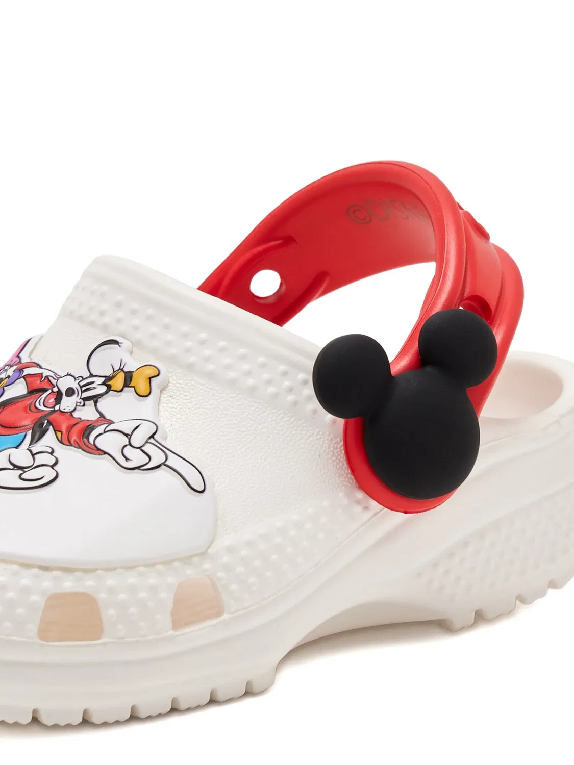 Клоги из коллаборации с Disney Crocs Kids, белый — фото 4