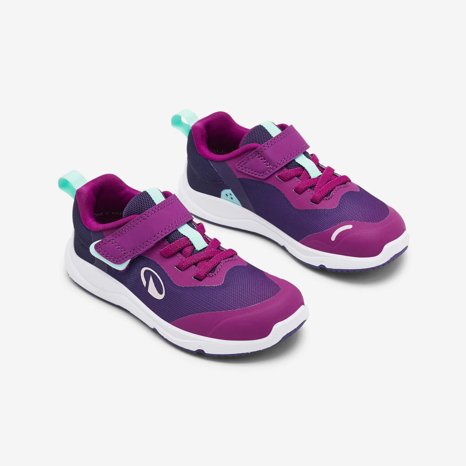 Детские дышащие босоножки Stepper Sporty Decathlon, Magisches Lila / Blasses Minzgrun — фото 2