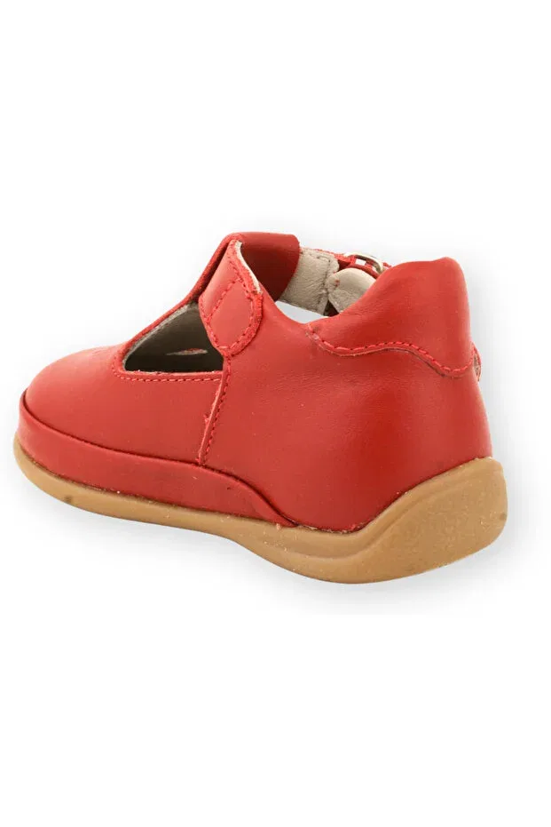 Детские туфли для мальчиков кожаные ортопедические Petite Nubebe, Red — фото 3