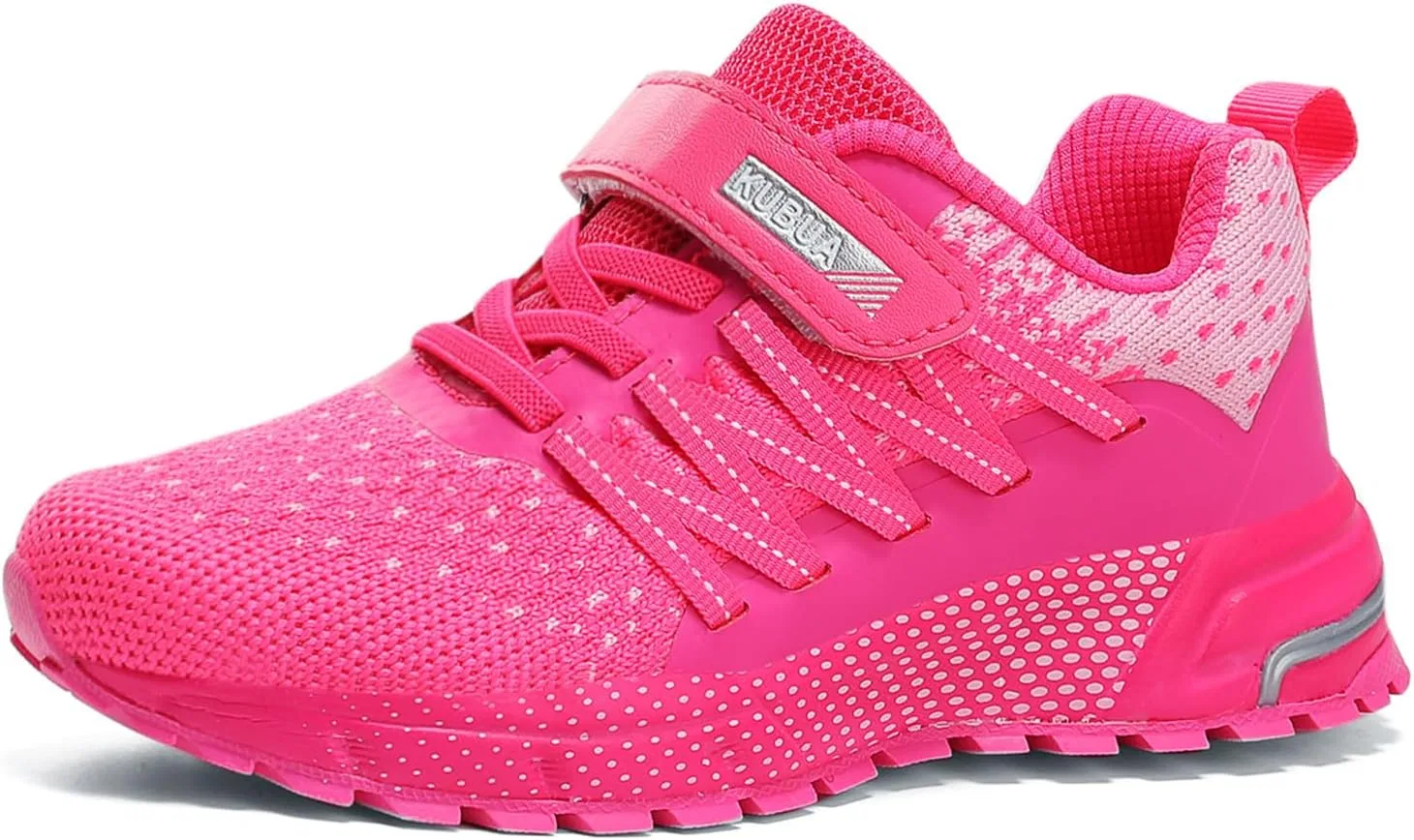 Детские кроссовки для девочек с легким дышащим верхом KUBUA, Pink — фото 2
