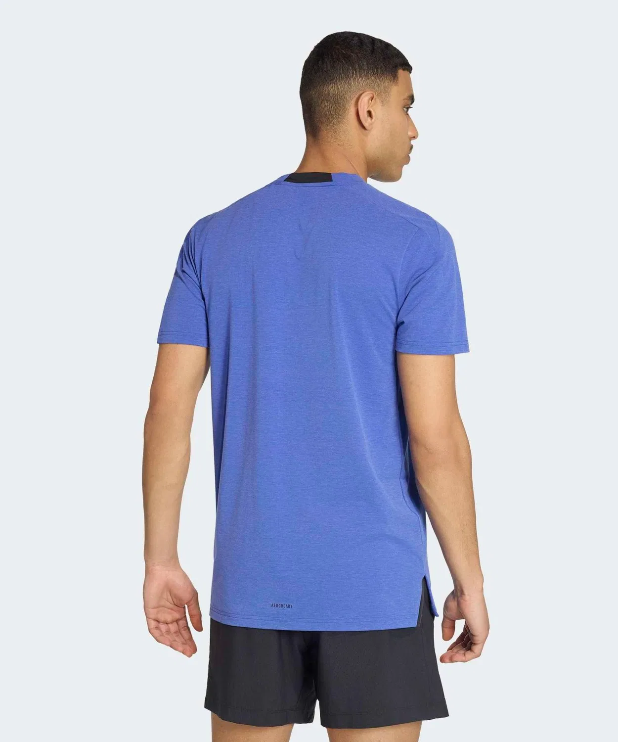 Мужская футболка для тренировок с принтом Designed for Training Adidas, Blue — фото 2
