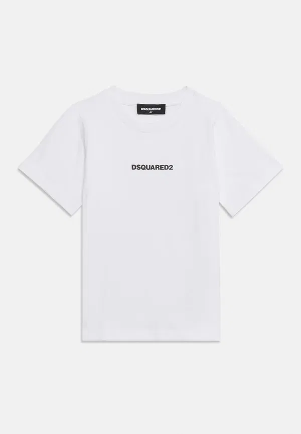 Футболка свободного кроя унисекс, однотонная Dsquared2, белый
