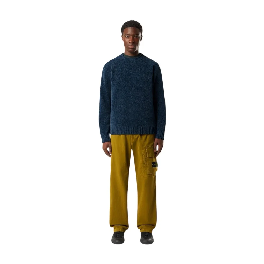 Мужские брюки-джоггеры Stone Island Loose-fit With Drawstring Cuffs, зеленый