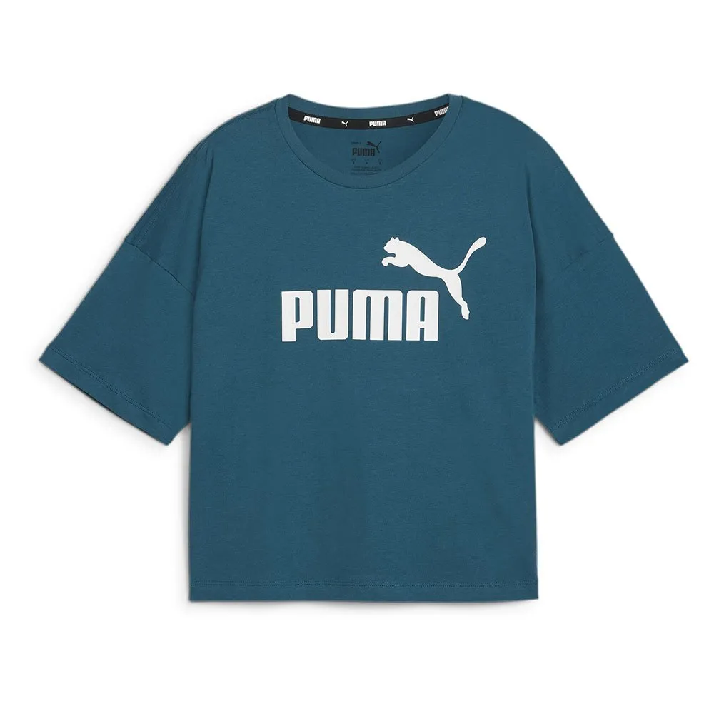 

Футболка Puma ESS Cropped Logo, синий