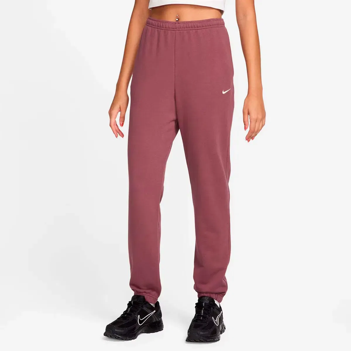 Женские спортивные штаны с флисовой подкладкой Nike, Rojo