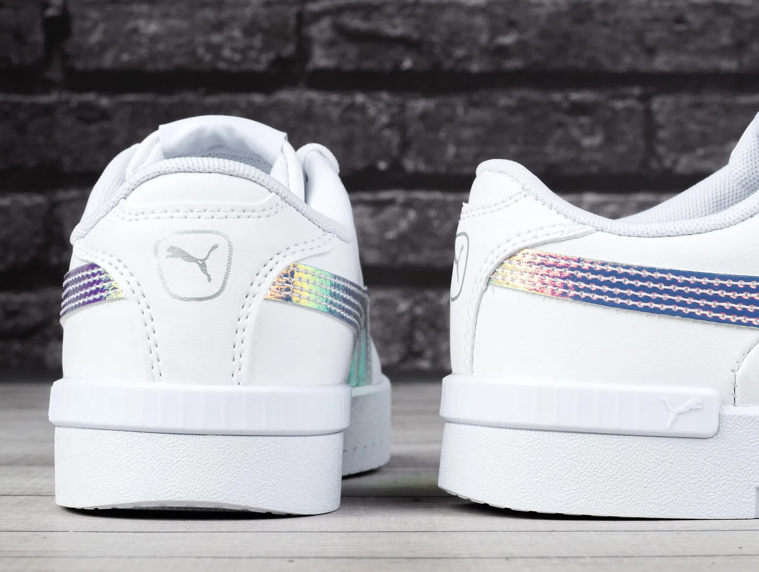Детские кроссовки с голографическим принтом Jada Holo Jr, Puma, Weiß — фото 4