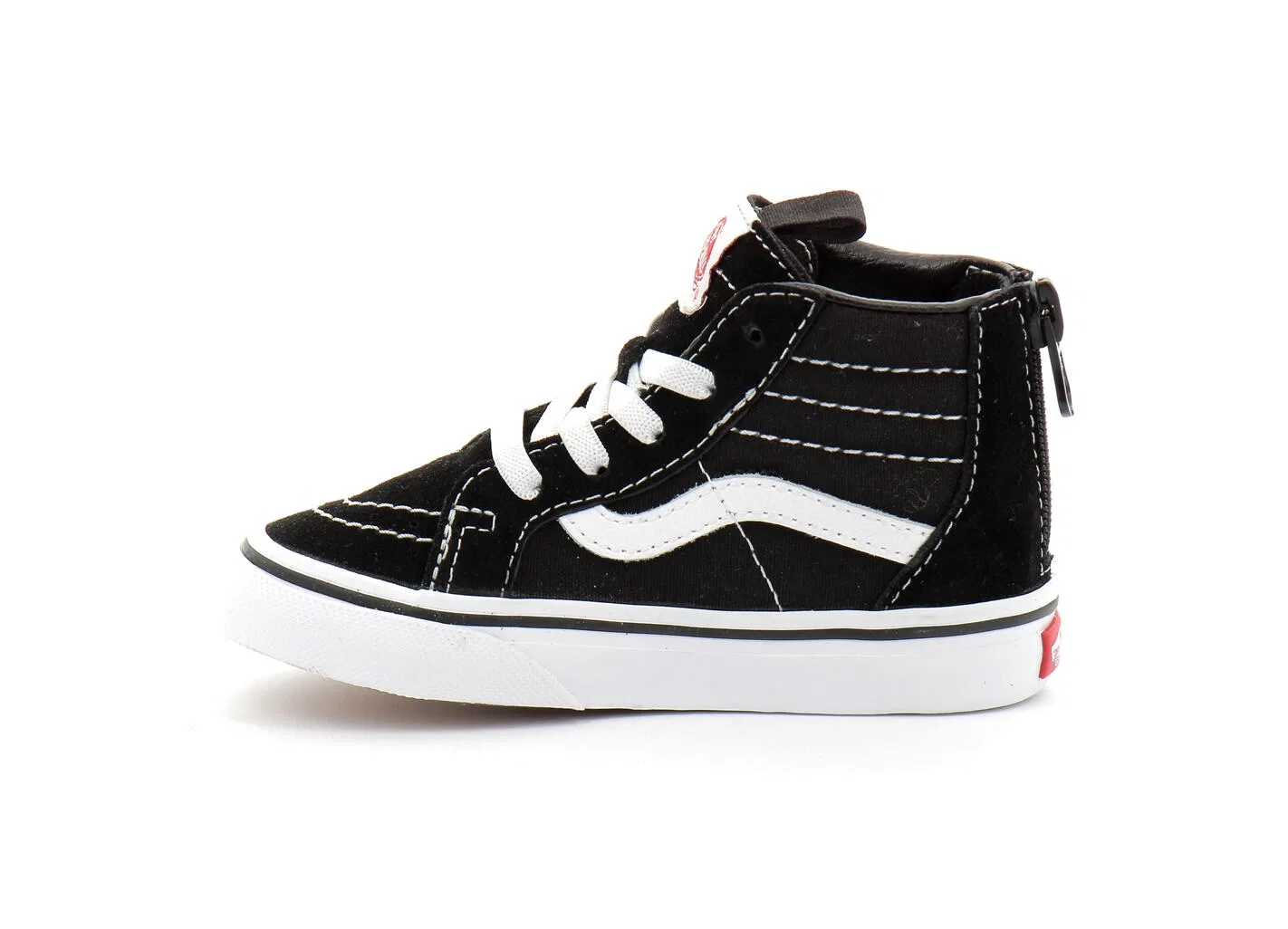 Детские кеды с высоким верхом Sk8-Hi на молнии Vans, Schwarz — фото 3