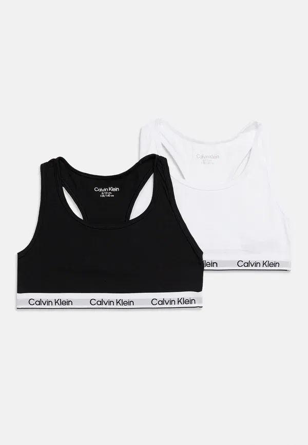 Бюстгальтер хлопковый 2 pack Calvin Klein Underwear, белый