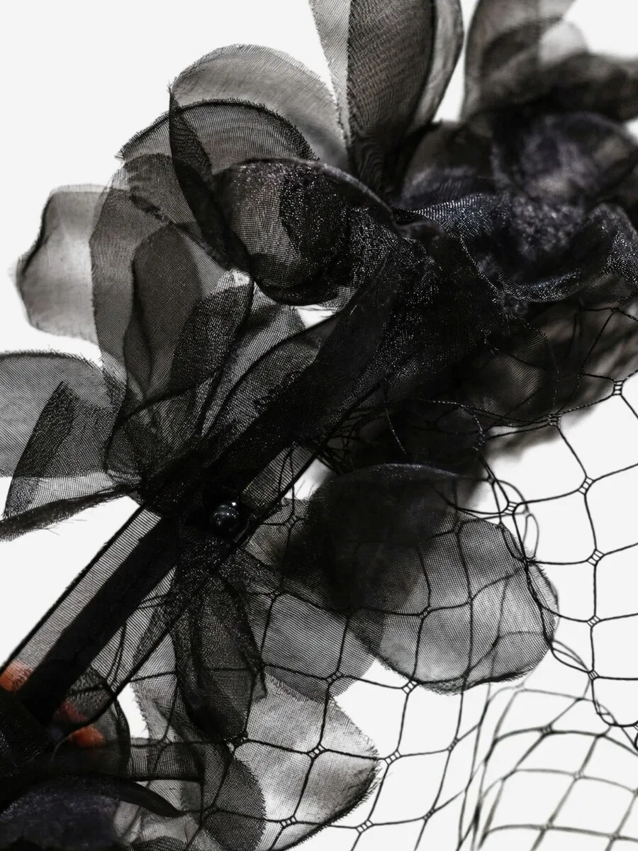 Украшения для волос Magicshe 'Fascinator Haarreif mit Gesichtsschleier' черного цвета — фото 4