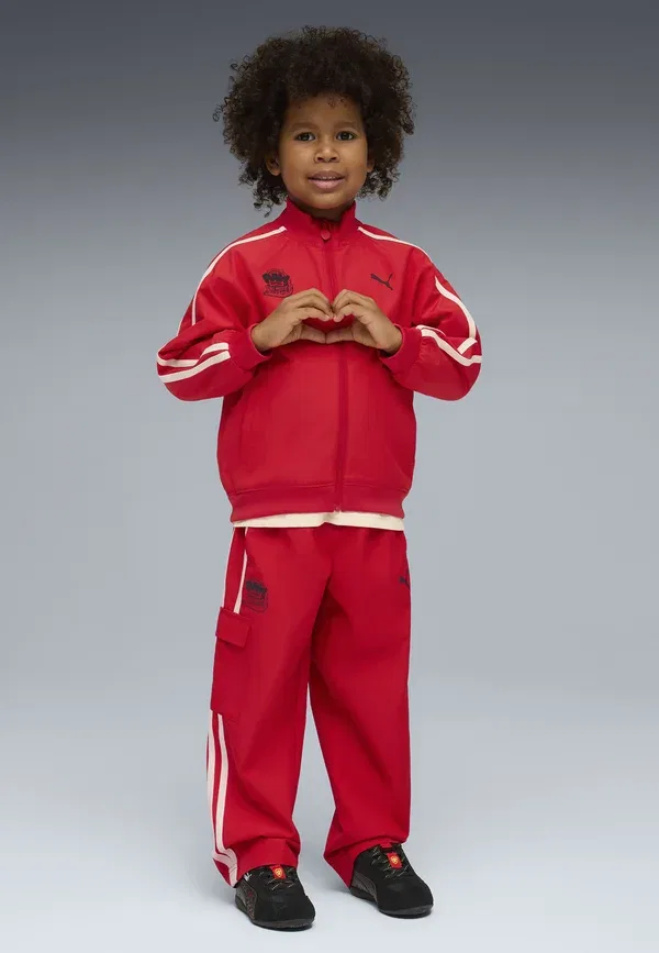 Куртка тренировочная свободного кроя с принтом Paw Patrol Puma for all time red, красный — фото 3