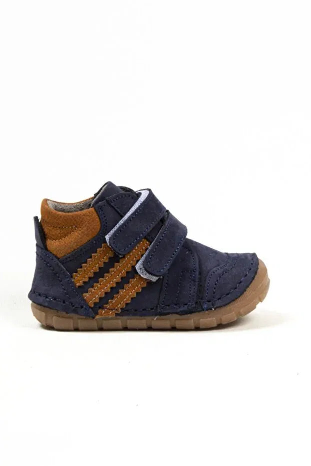 Детские туфли для девочек кожаные Ewen Tomm, Navy Blue