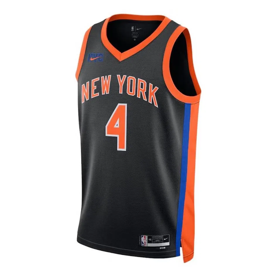Джерси баскетбольное с принтом Derrick Rose New York Knicks City Edition Nike, черный