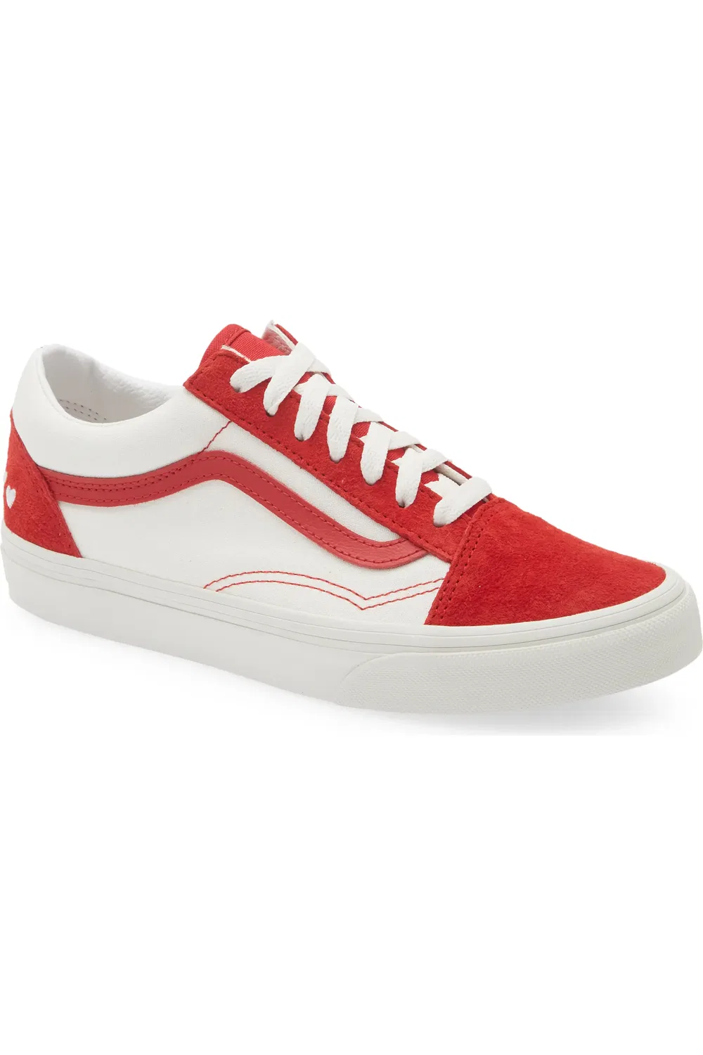 Кеды детские классические Old Skool Vans, Red Hot Valentines/Racing Red