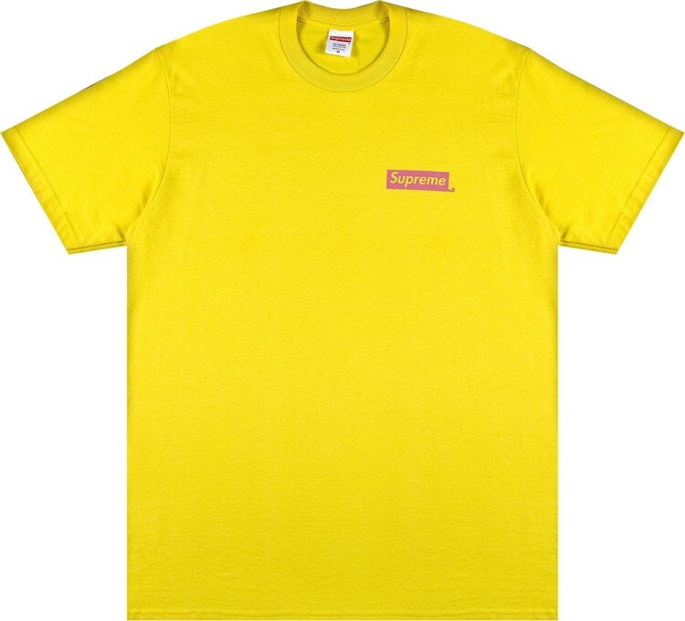 

Футболка Supreme No More Shit Tee 'Lemon', желтый